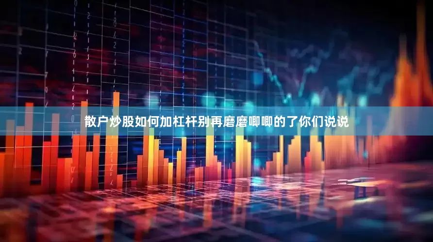 散户炒股如何加杠杆别再磨磨唧唧的了你们说说